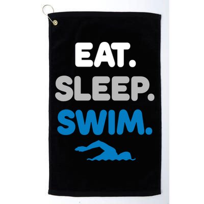 Eat Sleep Swim Swimming Sports Swimmer Athlete Gift Golf Towel