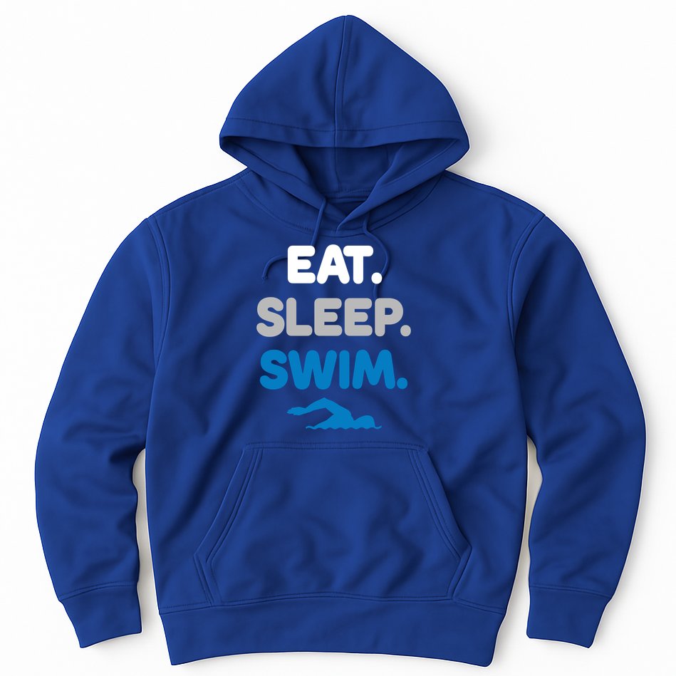 Eat Sleep Swim Swimming Sports Swimmer Athlete Gift Hoodie