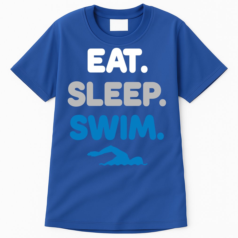 Eat Sleep Swim Swimming Sports Swimmer Athlete Gift Tall T-Shirt
