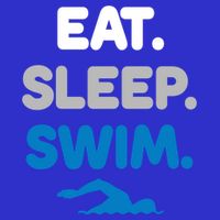 Eat Sleep Swim Swimming Sports Swimmer Athlete Gift Button