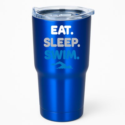 Eat Sleep Swim Swimming Sports Swimmer Athlete Gift Tumbler