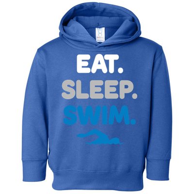 Eat Sleep Swim Swimming Sports Swimmer Athlete Gift Toddler Hoodie