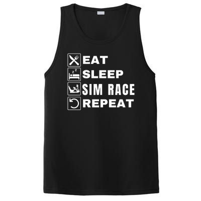 Eat Sleep Sim Race Repeat Sim Racer Car Racing Sim Racing Funny Gaming Esport PosiCharge Competitor Tank