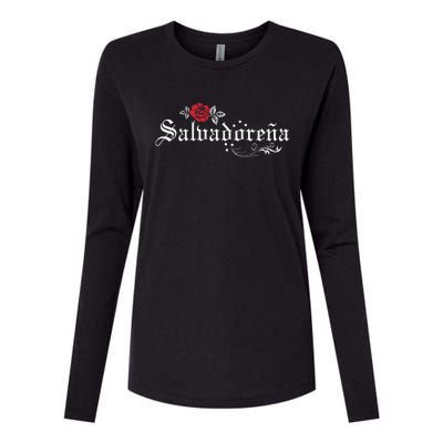 El Salvador SalvadoreñA Womens Cotton Relaxed Long Sleeve T-Shirt