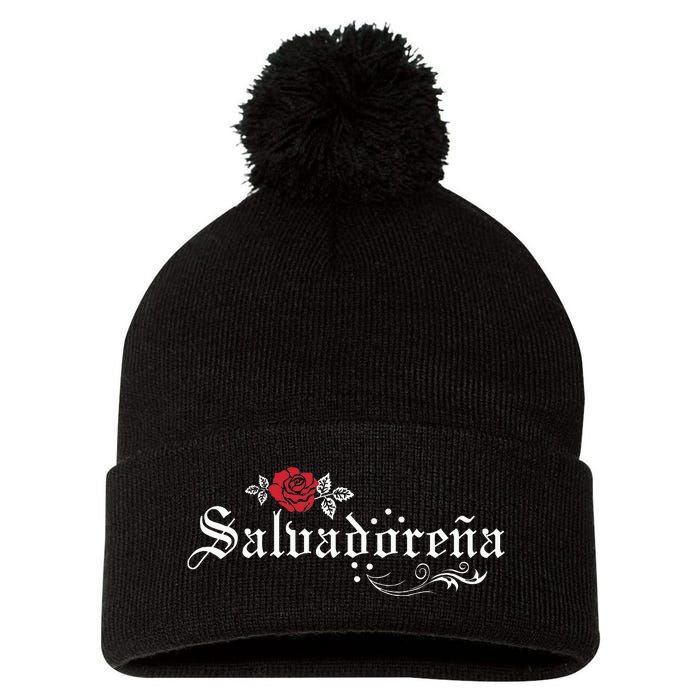 El Salvador SalvadoreñA Pom Pom 12in Knit Beanie