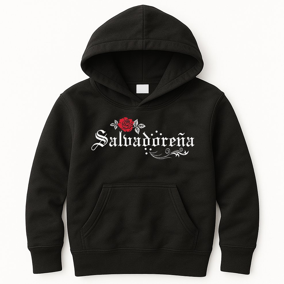 El Salvador SalvadoreñA Kids Hoodie