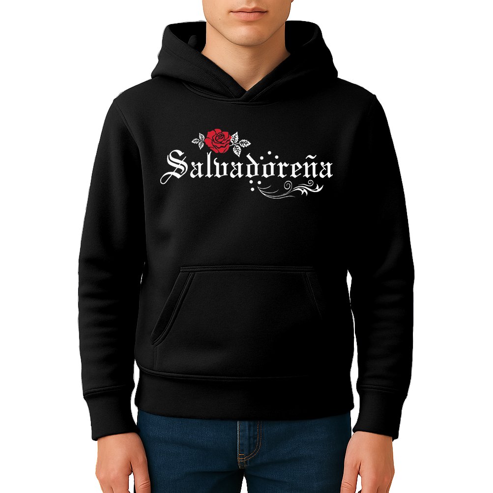 El Salvador SalvadoreñA Kids Hoodie