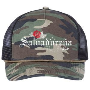 El Salvador SalvadoreñA Retro Rope Trucker Hat Cap