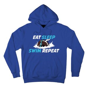 Eat Sleep Swim Repeat Gift Hoodie