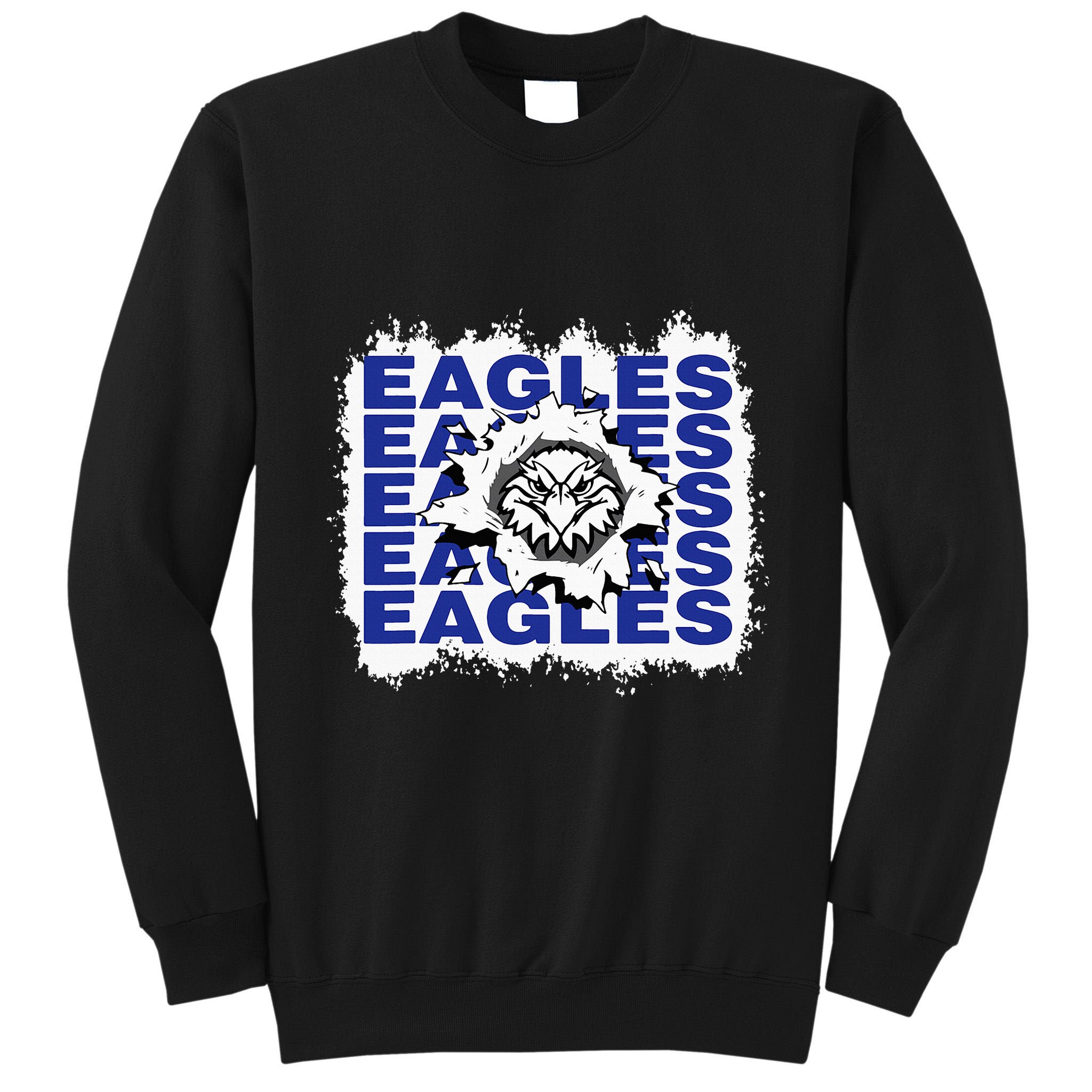 Eagles School Sports Fan Team Spirit Tall Sweatshirt