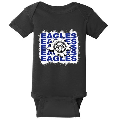 Eagles School Sports Fan Team Spirit Baby Bodysuit