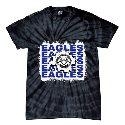 Eagles School Sports Fan Team Spirit Tie-Dye T-Shirt