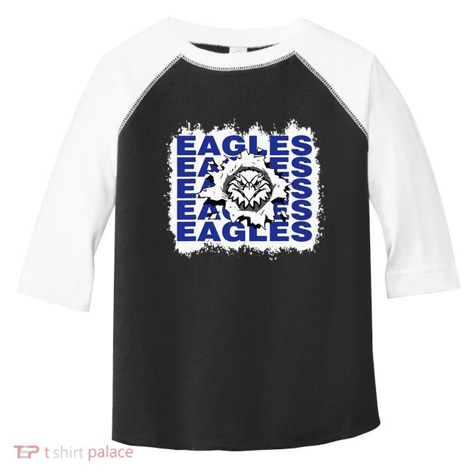 Eagles School Sports Fan Team Spirit Toddler Fine Jersey T-Shirt
