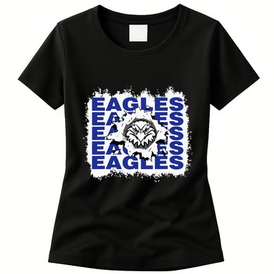 Eagles School Sports Fan Team Spirit Womens T-Shirt