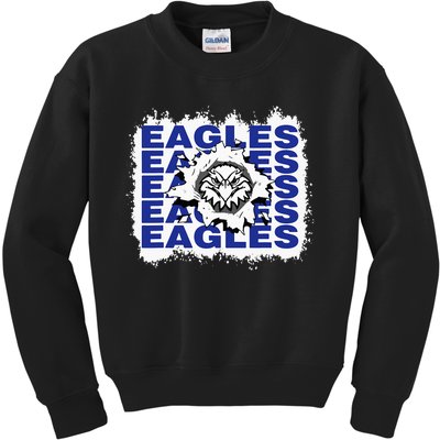 Eagles School Sports Fan Team Spirit Kids Sweatshirt