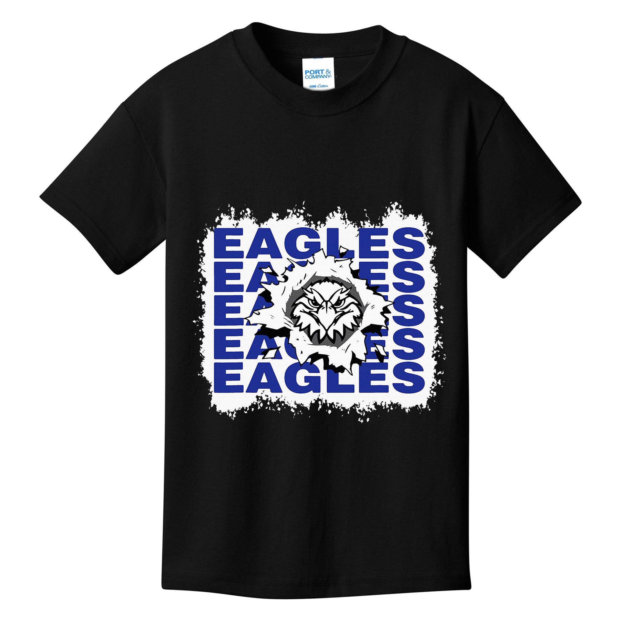 Eagles School Sports Fan Team Spirit Kids T-Shirt