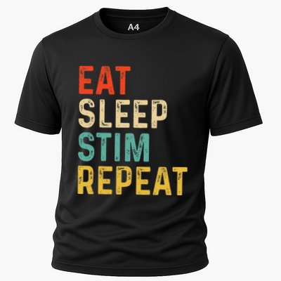 Eat Sleep Stim Repeat Autism Awareness Performance Shirt