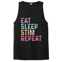 Eat Sleep Stim Repeat Autism Awareness PosiCharge Competitor Tank