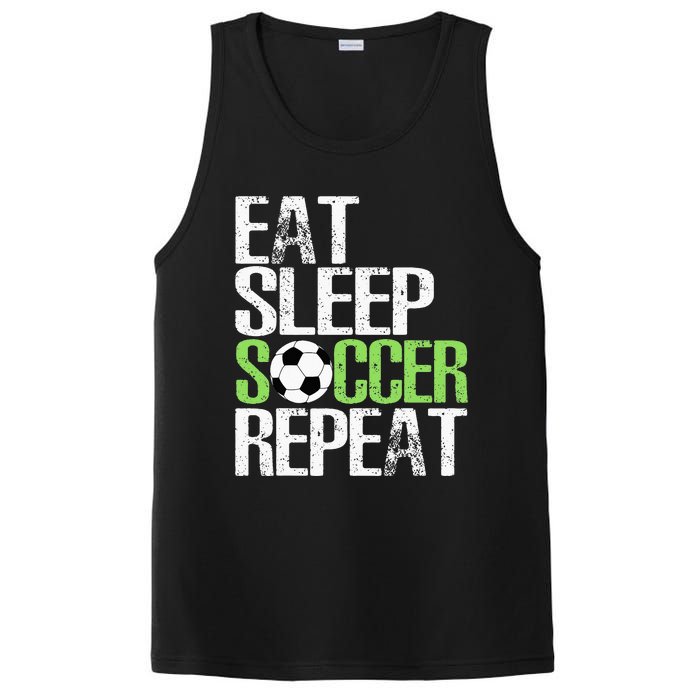 Eat Sleep Soccer Repeat Cool Sport Player Gift PosiCharge Competitor Tank