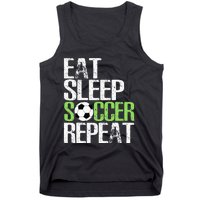 Eat Sleep Soccer Repeat Cool Sport Player Gift Tank Top