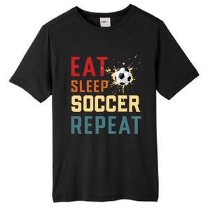 Eat Sleep Soccer Repeat Soccer Gifts For Boy Tall Fusion ChromaSoft Performance T-Shirt