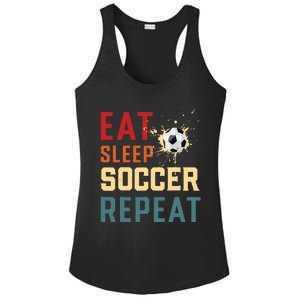 Eat Sleep Soccer Repeat Soccer Gifts For Boy Ladies PosiCharge Competitor Racerback Tank