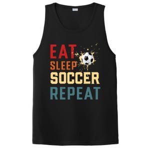 Eat Sleep Soccer Repeat Soccer Gifts For Boy PosiCharge Competitor Tank