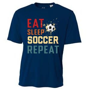 Eat Sleep Soccer Repeat Soccer Gifts For Boy Cooling Performance Crew T-Shirt