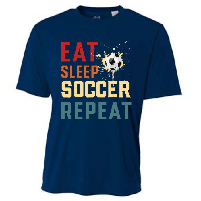 Eat Sleep Soccer Repeat Soccer Gifts For Boy Cooling Performance Crew T-Shirt