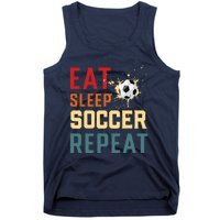 Eat Sleep Soccer Repeat Soccer Gifts For Boy Tank Top