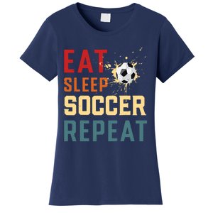 Eat Sleep Soccer Repeat Soccer Gifts For Boy Women's T-Shirt