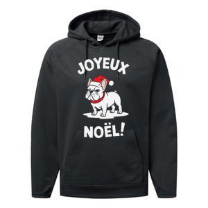 English Springer Spaniel Dog Joyeux NoëL Christmas Performance Fleece Hoodie