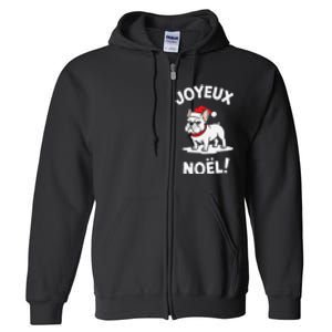 English Springer Spaniel Dog Joyeux NoëL Christmas Full Zip Hoodie