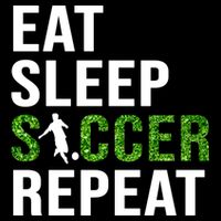 Eat Sleep Soccer Repeat Soccer Player Sport Teams Gift Doggie Tank