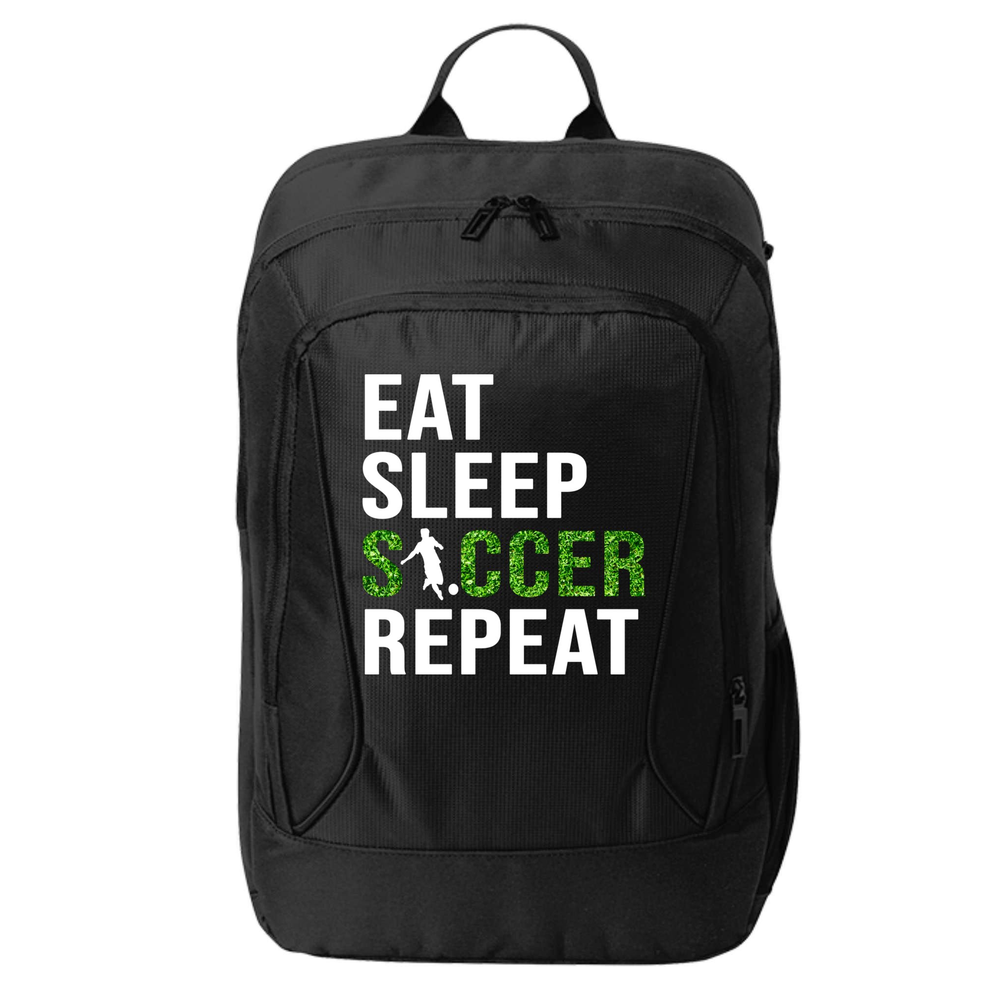Eat Sleep Soccer Repeat Soccer Player Sport Teams Gift City Backpack