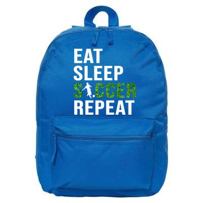 Eat Sleep Soccer Repeat Soccer Player Sport Teams Gift 16 in Basic Backpack