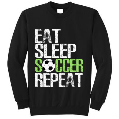Eat Sleep Soccer Repeat Cool Sport Player Sweatshirt