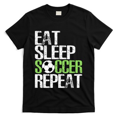 Eat Sleep Soccer Repeat Cool Sport Player T-Shirt