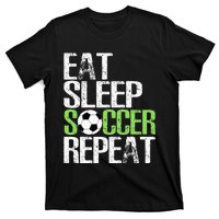 Eat Sleep Soccer Repeat Cool Sport Player T-Shirt