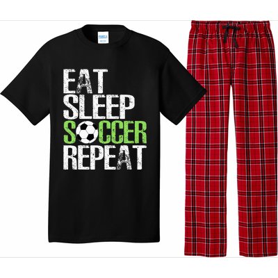 Eat Sleep Soccer Repeat Cool Sport Player Pajama Set