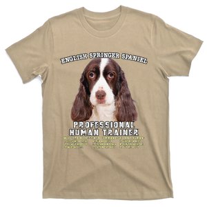 English Springer Spaniel Liver Professional Human Trainer Cute Dog T-Shirt