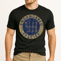 Endangered Species Stick Shift Manual Transmission Drivers Performance Shirt