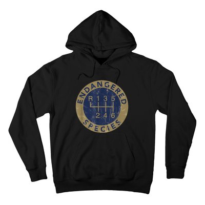 Endangered Species Stick Shift Manual Transmission Drivers Hoodie