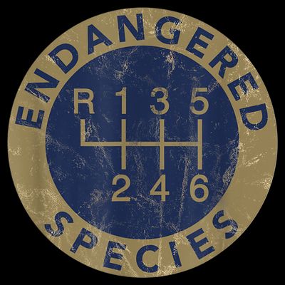 Endangered Species Stick Shift Manual Transmission Drivers T-Shirt