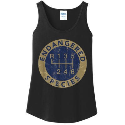 Endangered Species Stick Shift Manual Transmission Drivers Ladies Essential Tank