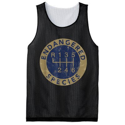 Endangered Species Stick Shift Manual Transmission Drivers Mesh Reversible Basketball Jersey Tank