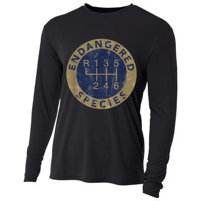 Endangered Species Stick Shift Manual Transmission Drivers Cooling Performance Long Sleeve Crew