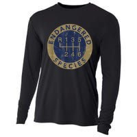 Endangered Species Stick Shift Manual Transmission Drivers Cooling Performance Long Sleeve Crew