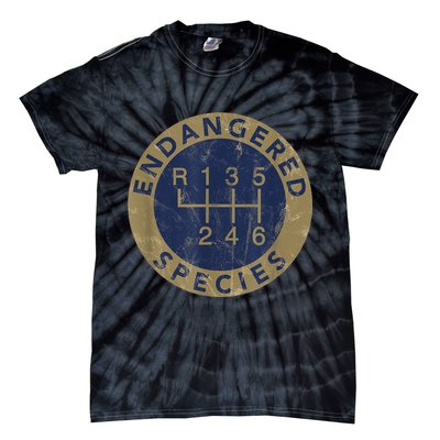 Endangered Species Stick Shift Manual Transmission Drivers Tie-Dye T-Shirt