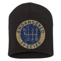 Endangered Species Stick Shift Manual Transmission Drivers Short Acrylic Beanie